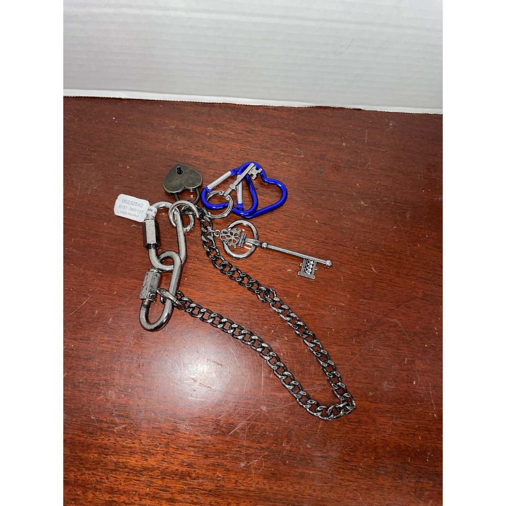 *NWT* Free People charmed swag bag charm pewter